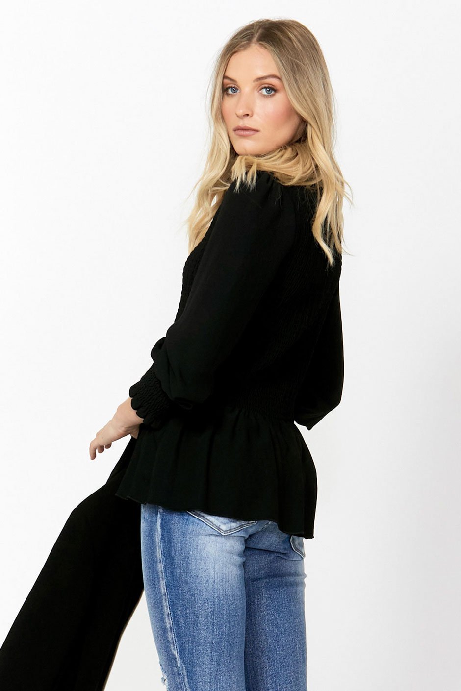 [TEST] Estelle Shirred Detail Blouse