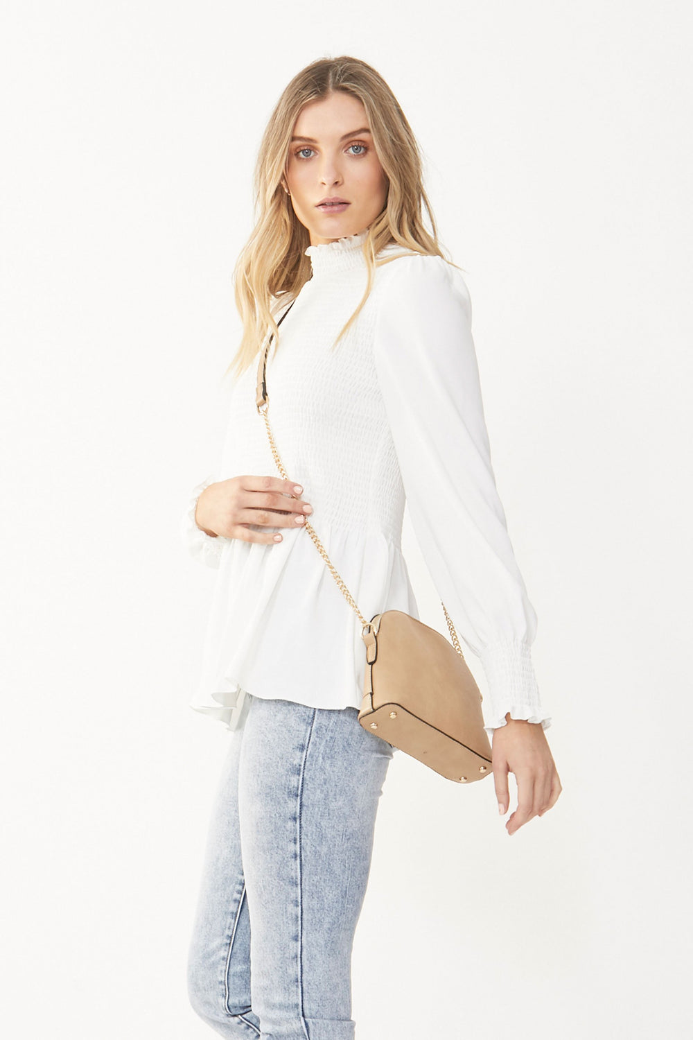 [TEST] Estelle Shirred Detail Blouse