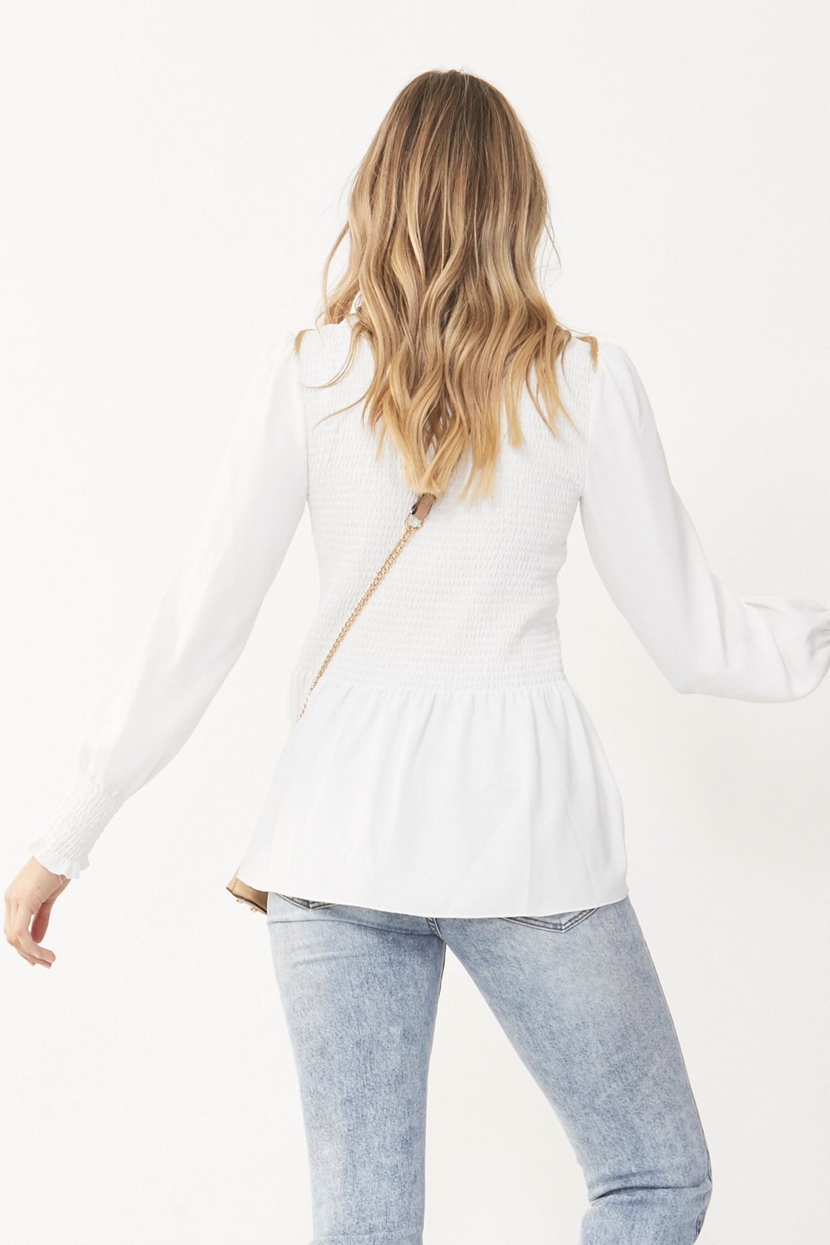 [TEST] Estelle Shirred Detail Blouse