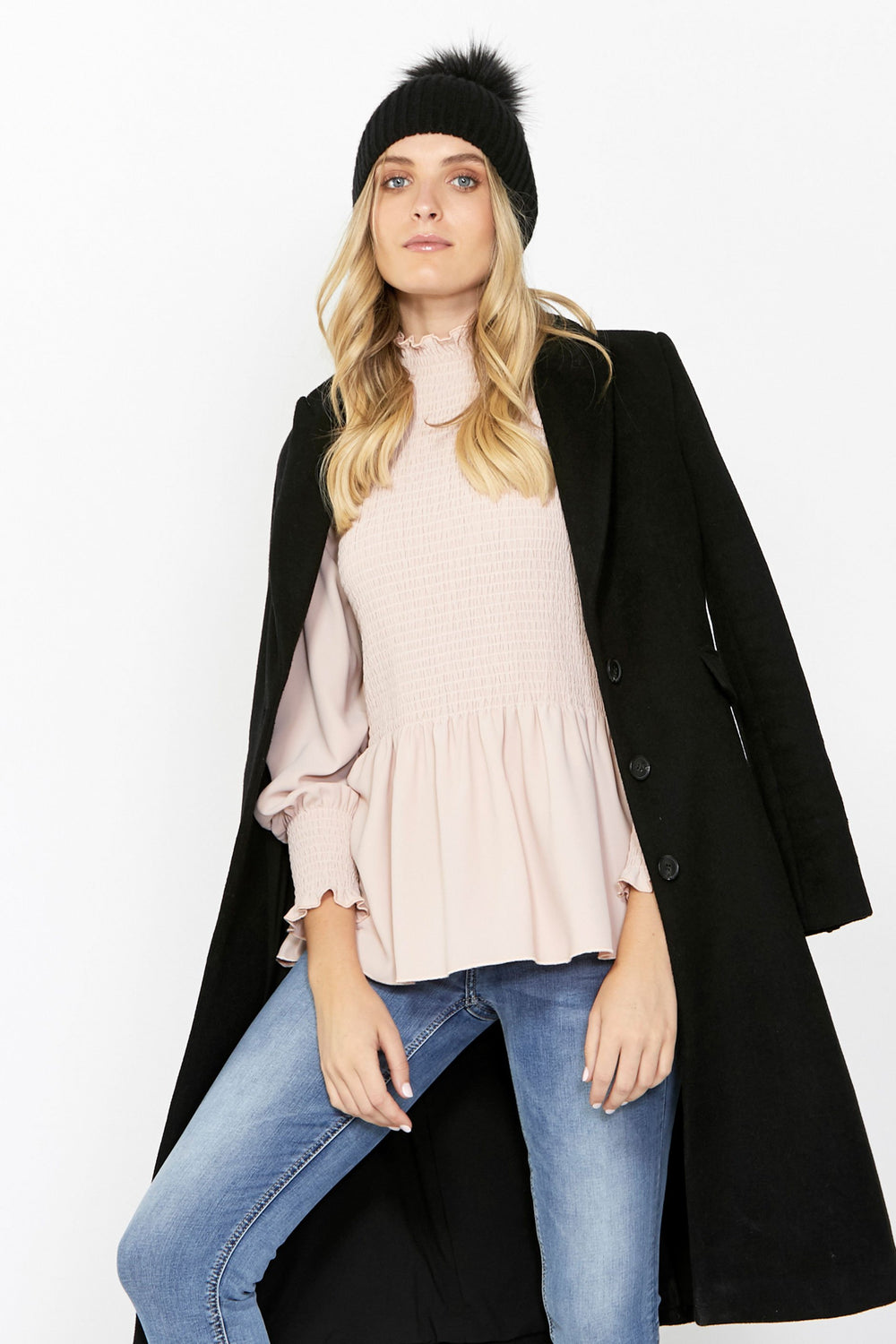 [TEST] Estelle Shirred Detail Blouse