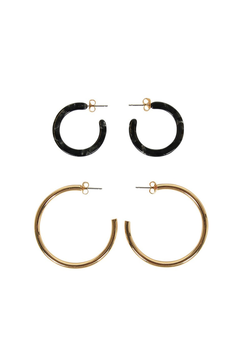 [TEST] Alexis 2 Pack Hoop Earrings