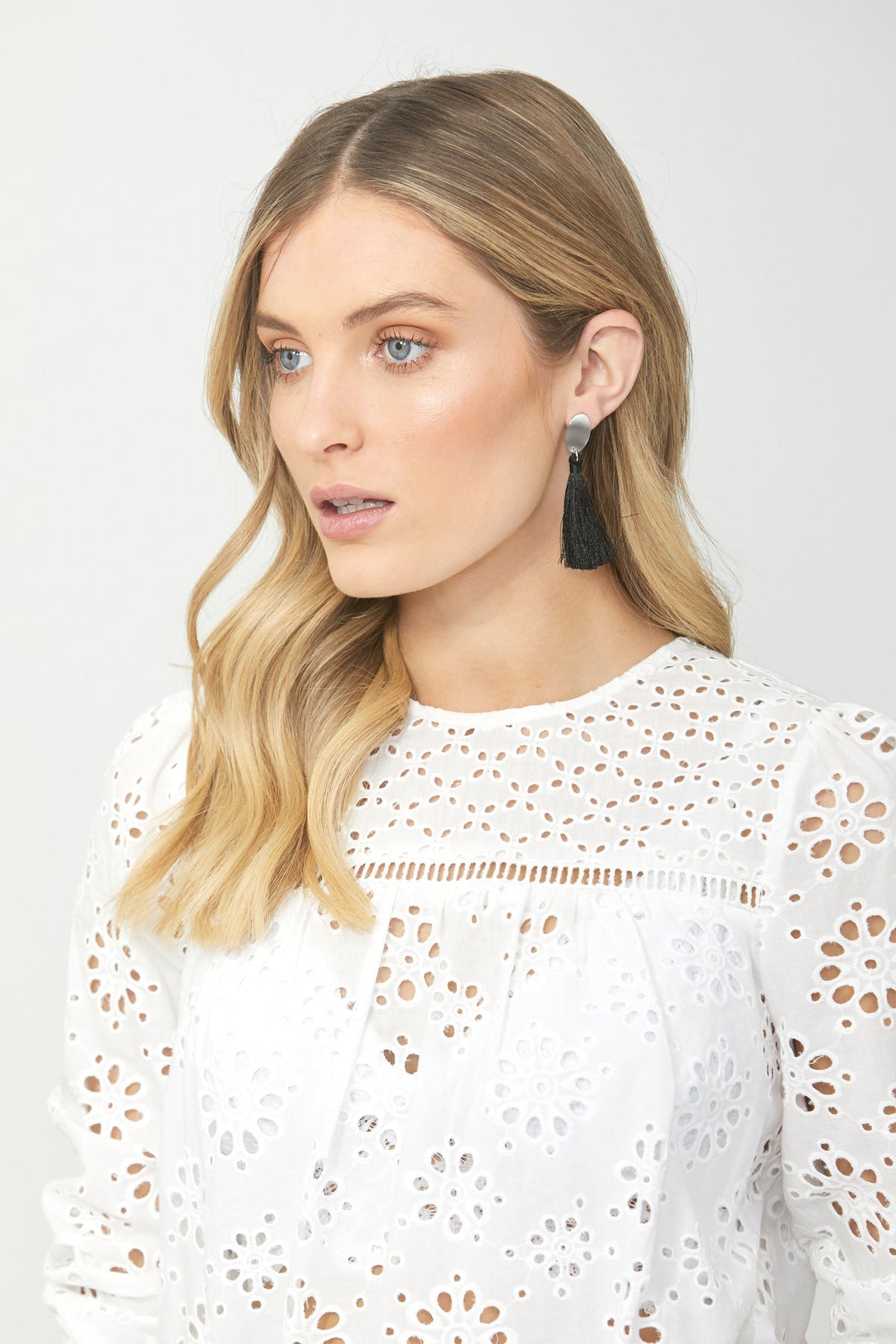 [TEST] Mixed Tassel Disc Earrings