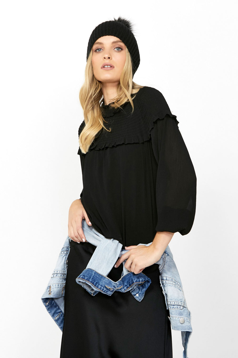 [TEST] Kelsey Shirred Yoke Blouse