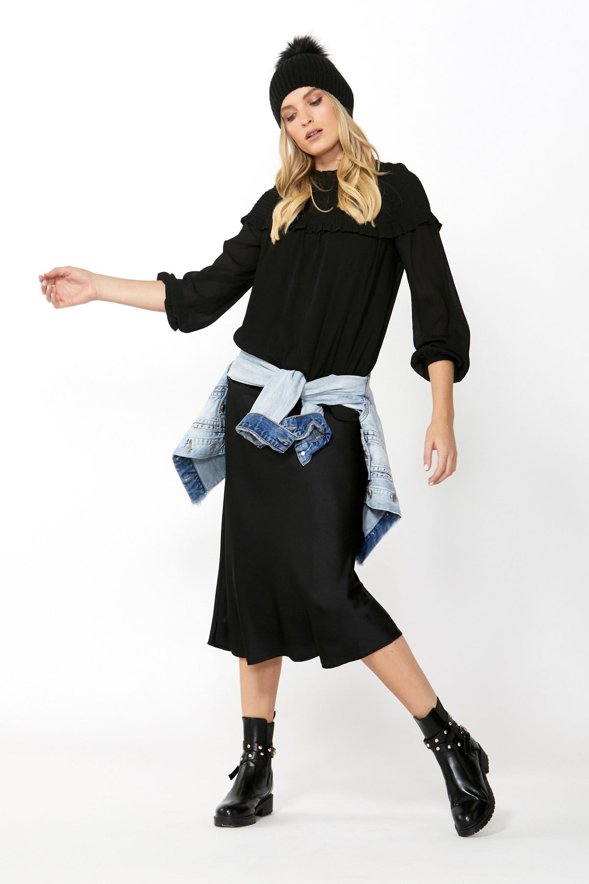[TEST] Kelsey Shirred Yoke Blouse