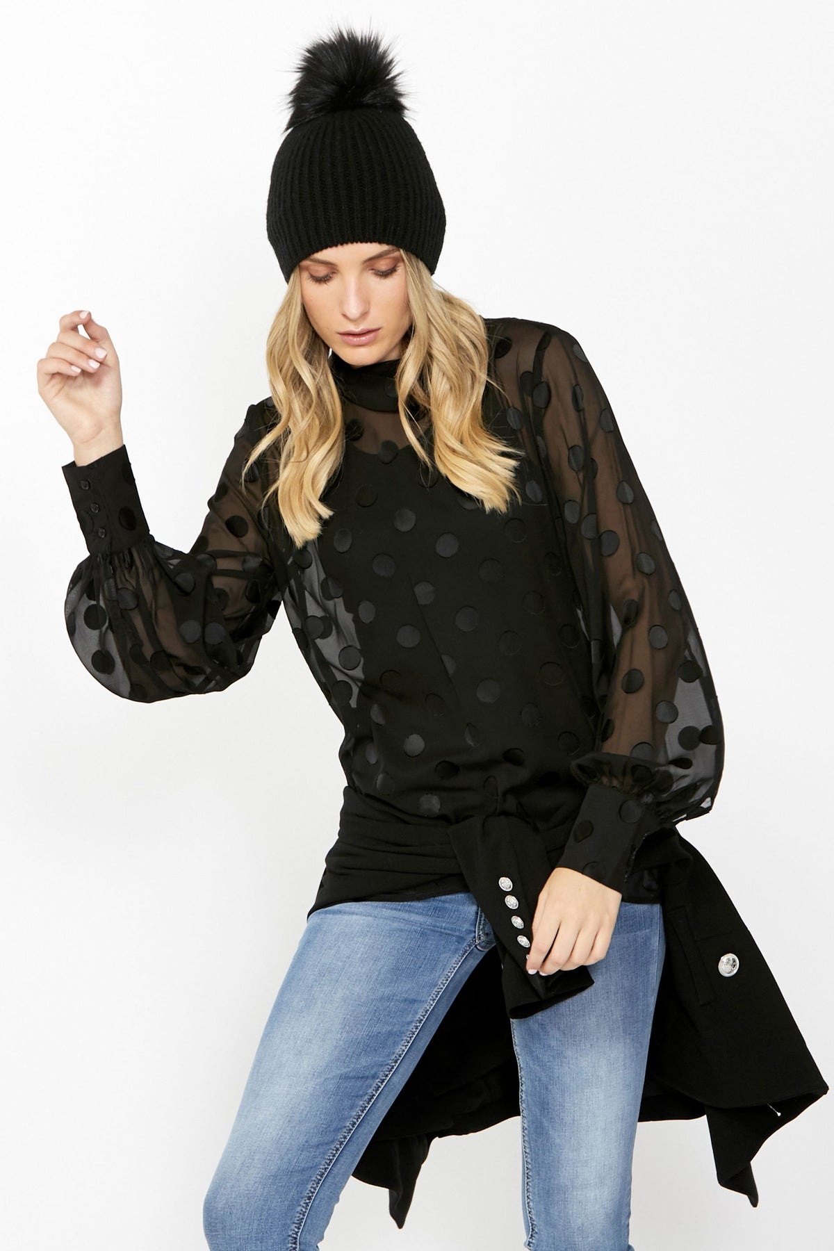 [TEST] Milly Cowl Neck Blouse
