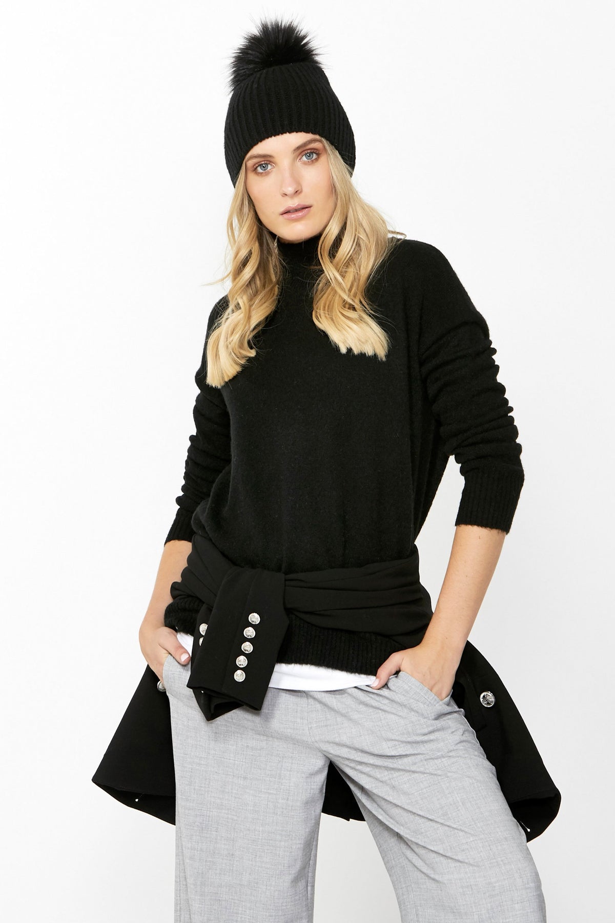 [TEST] Asha High Neck Pullover