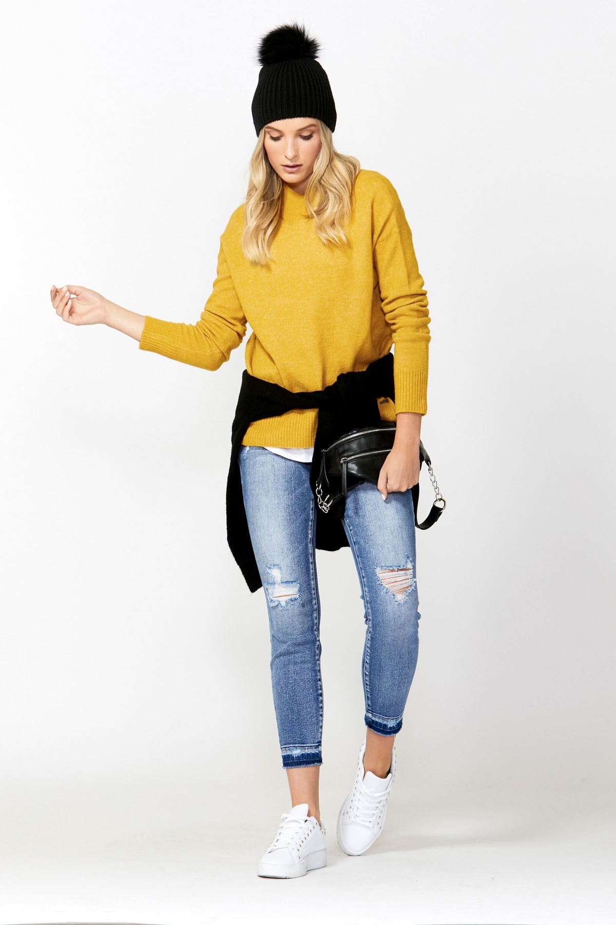 [TEST] Asha High Neck Pullover