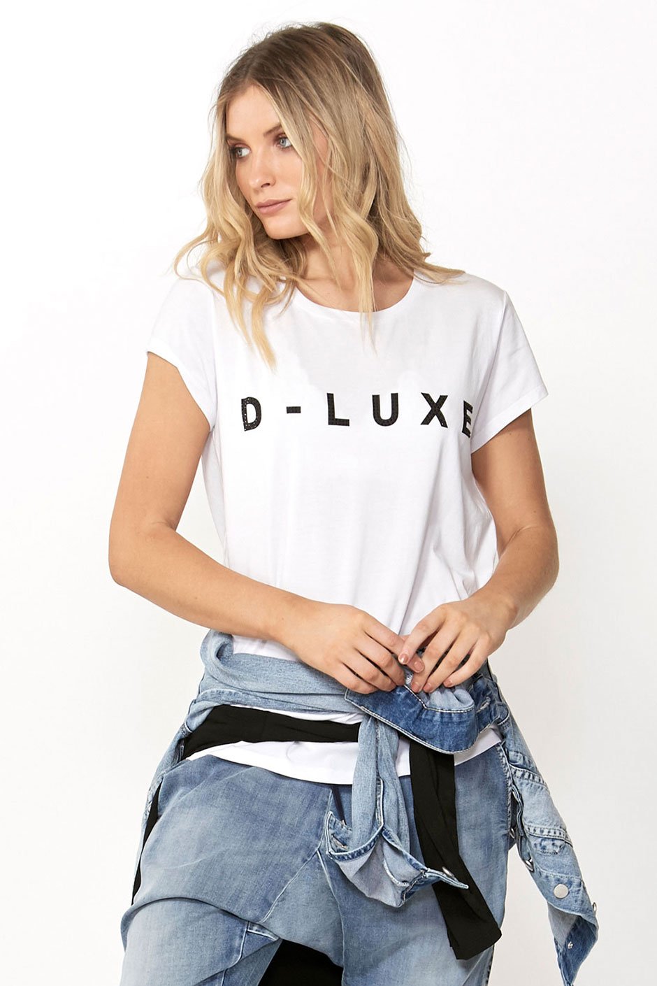 [TEST] Luxe Studded Logo Tee