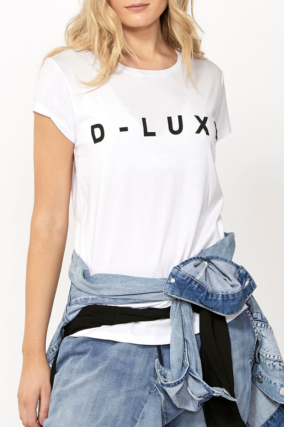[TEST] Luxe Studded Logo Tee