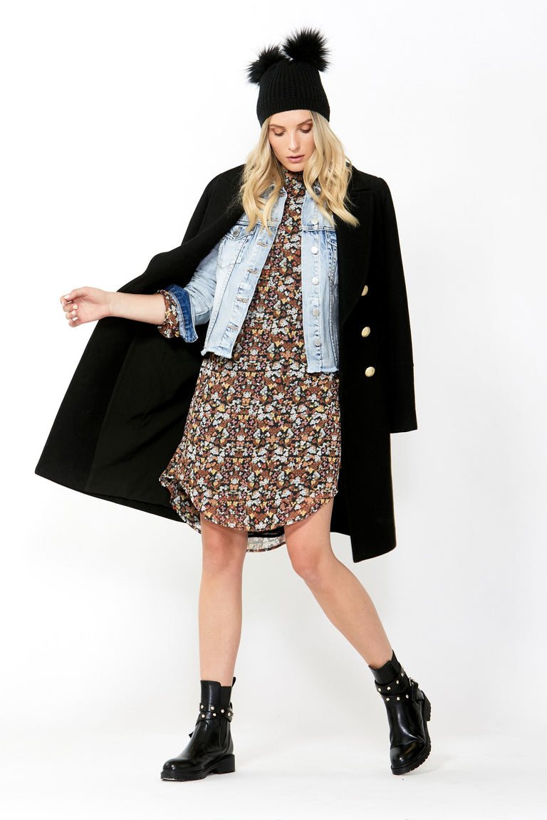 [TEST] Abby High Neck Shift Dress