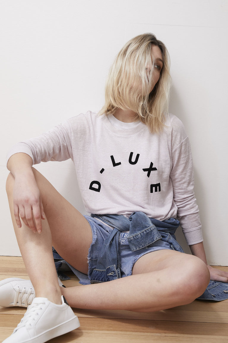 [TEST] D-Luxe Linen Logo Tee