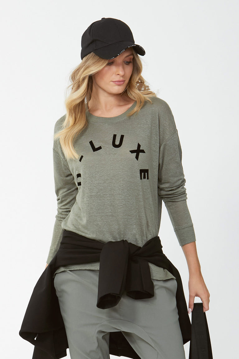 [TEST] D-Luxe Linen Logo Tee