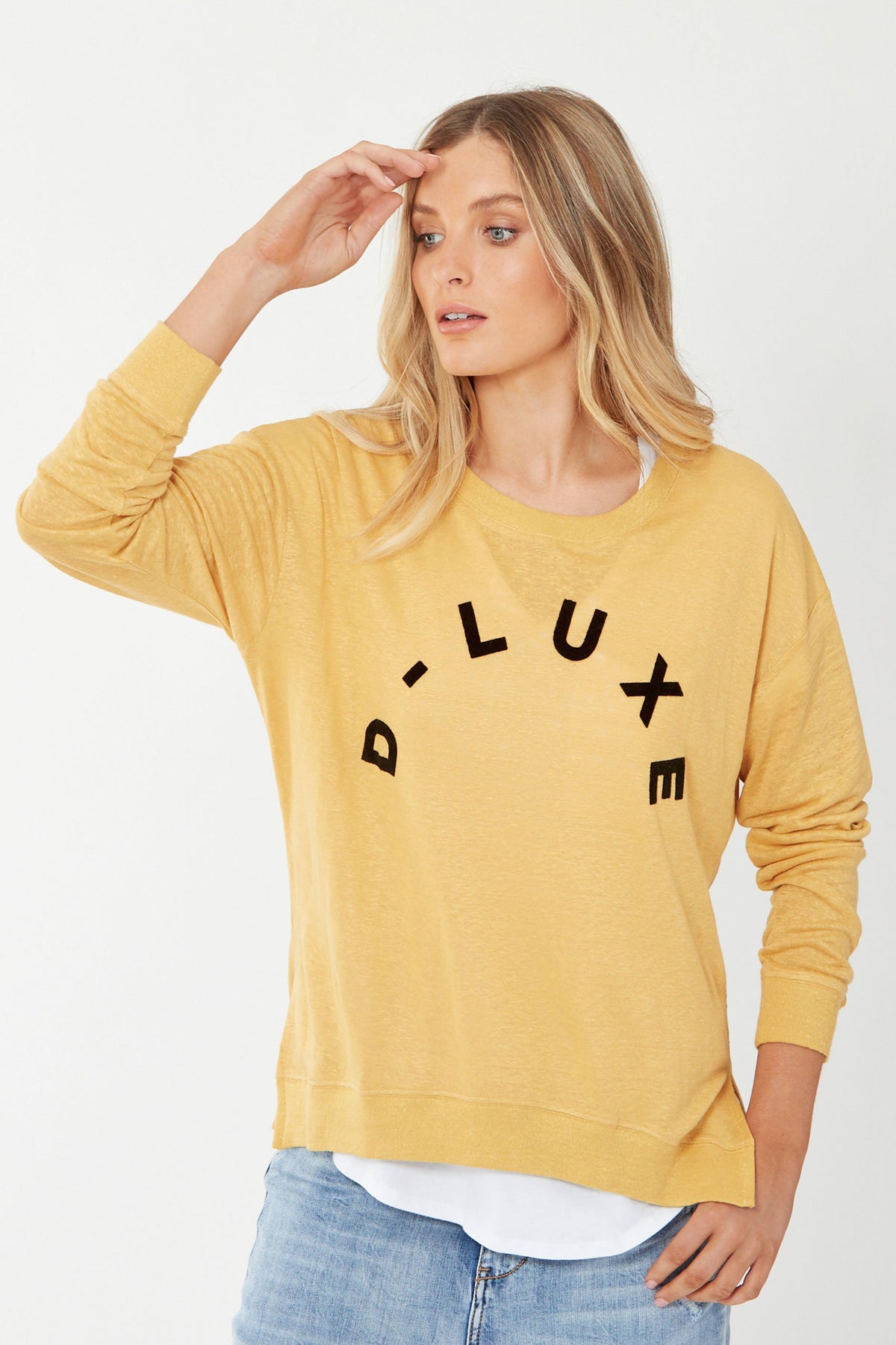[TEST] D-Luxe Linen Logo Tee