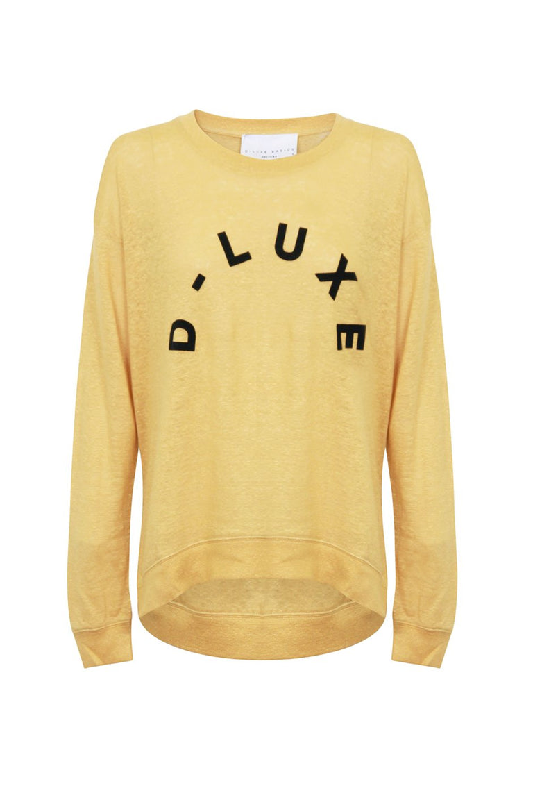 [TEST] D-Luxe Linen Logo Tee