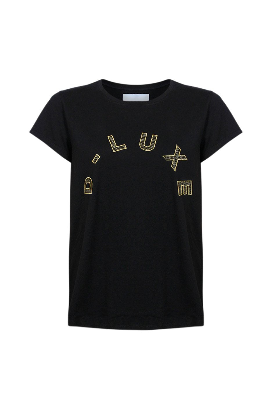 [TEST] Luxe Embroidered Logo Tee