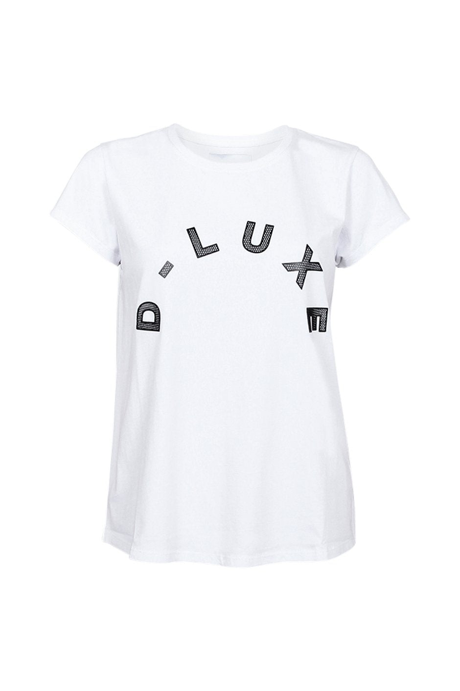 [TEST] Luxe Crosshatch Logo Tee