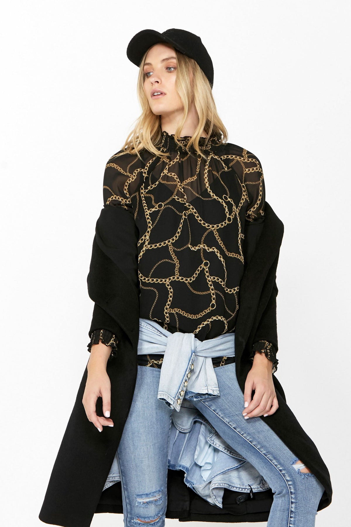[TEST] Charlie Shirred Sleeve Blouse