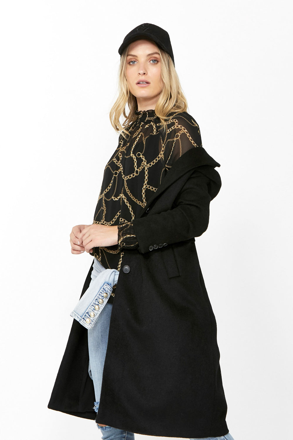 [TEST] Charlie Shirred Sleeve Blouse