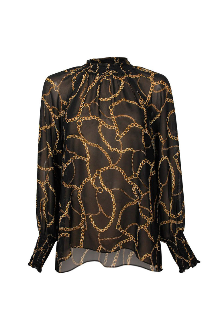 [TEST] Charlie Shirred Sleeve Blouse