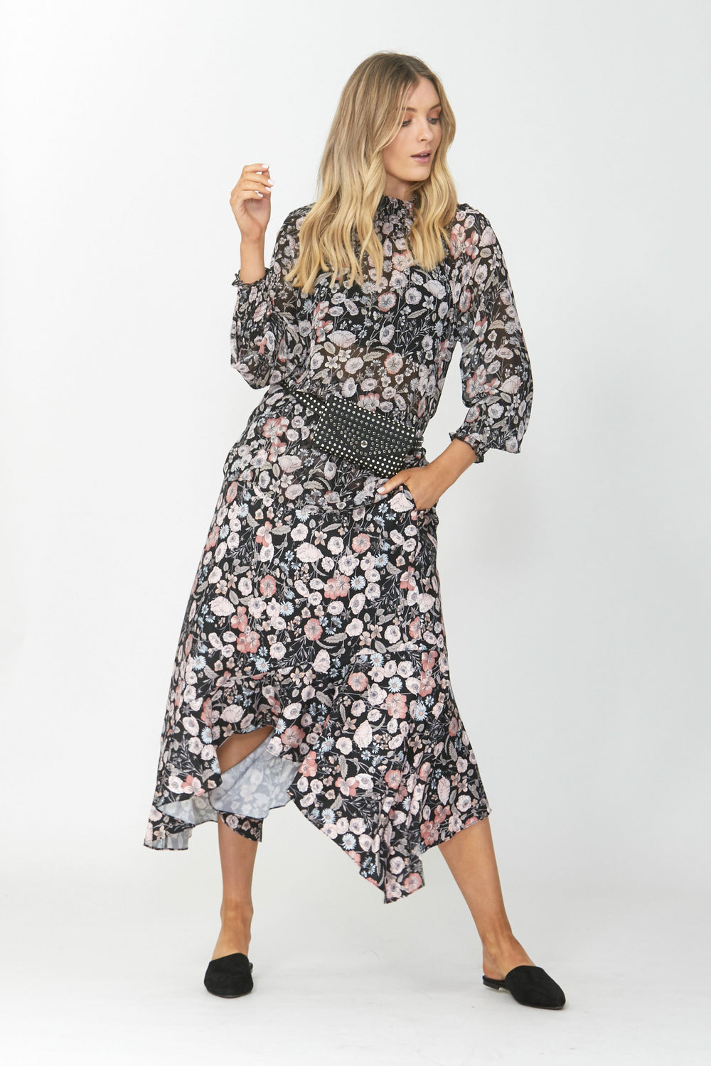 [TEST] Charlie Shirred Sleeve Blouse