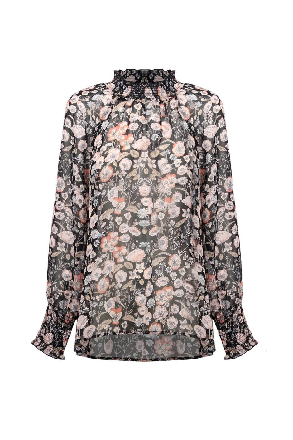 [TEST] Charlie Shirred Sleeve Blouse