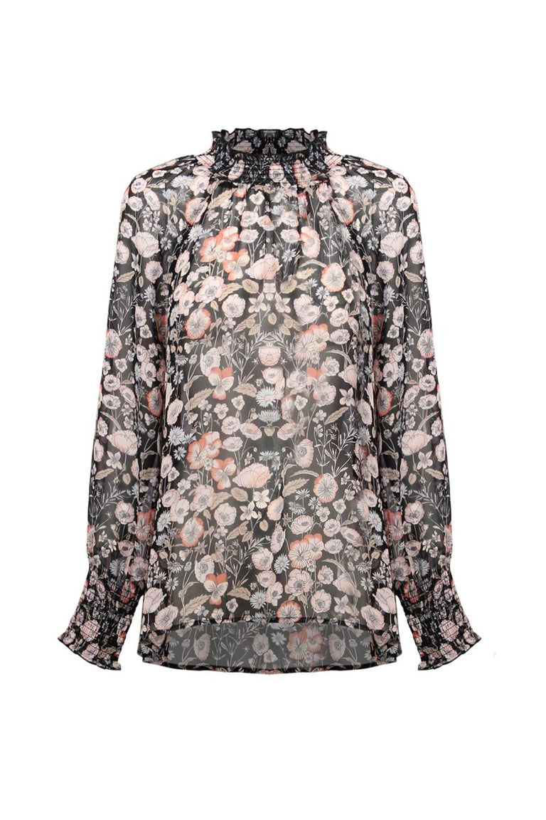 [TEST] Charlie Shirred Sleeve Blouse