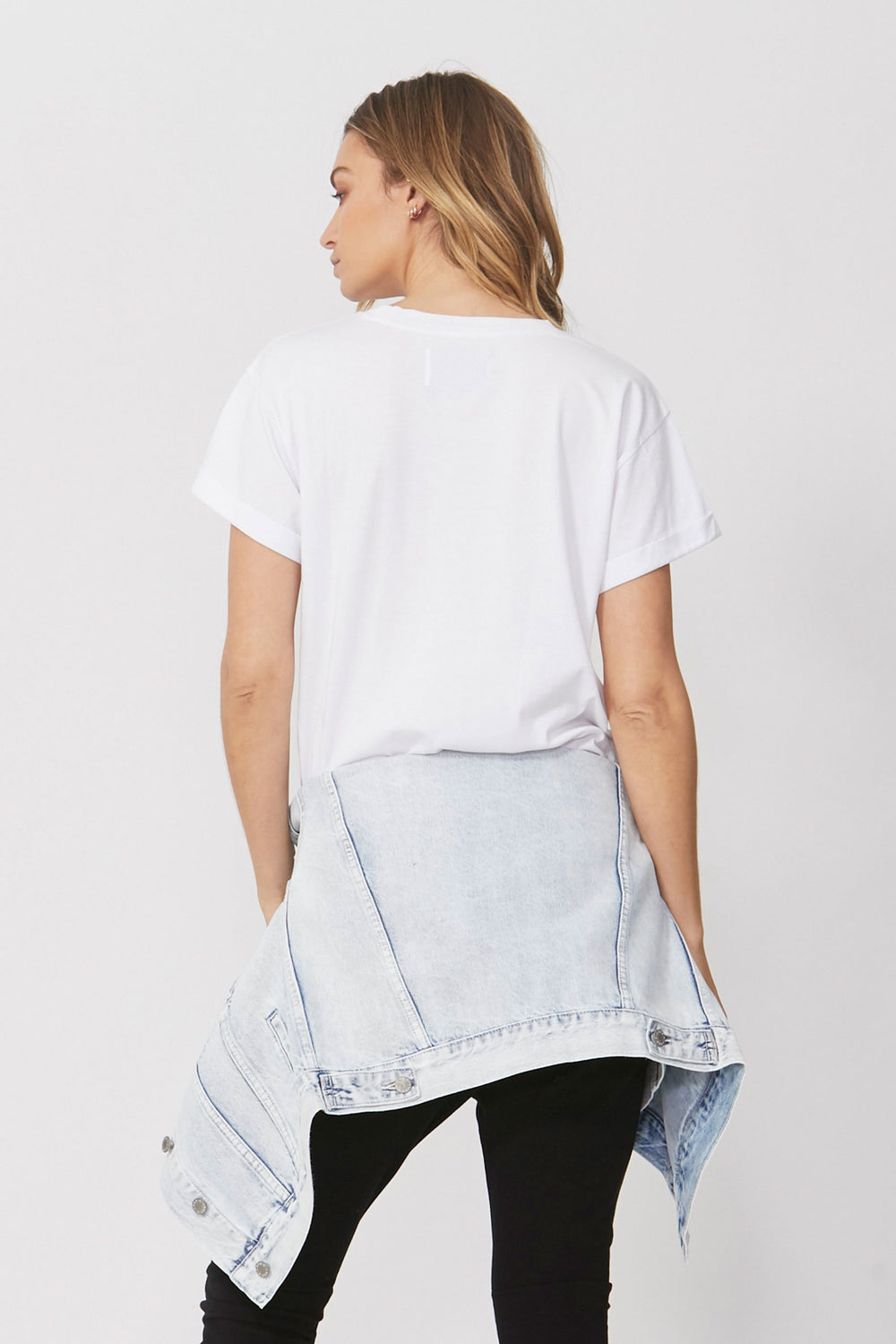 [TEST] Luxe Stacked Logo Print Tee
