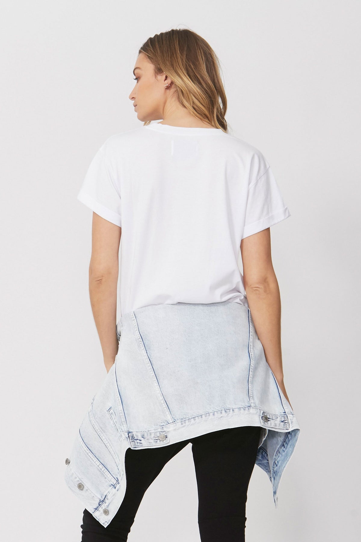 [TEST] Luxe Stacked Logo Print Tee