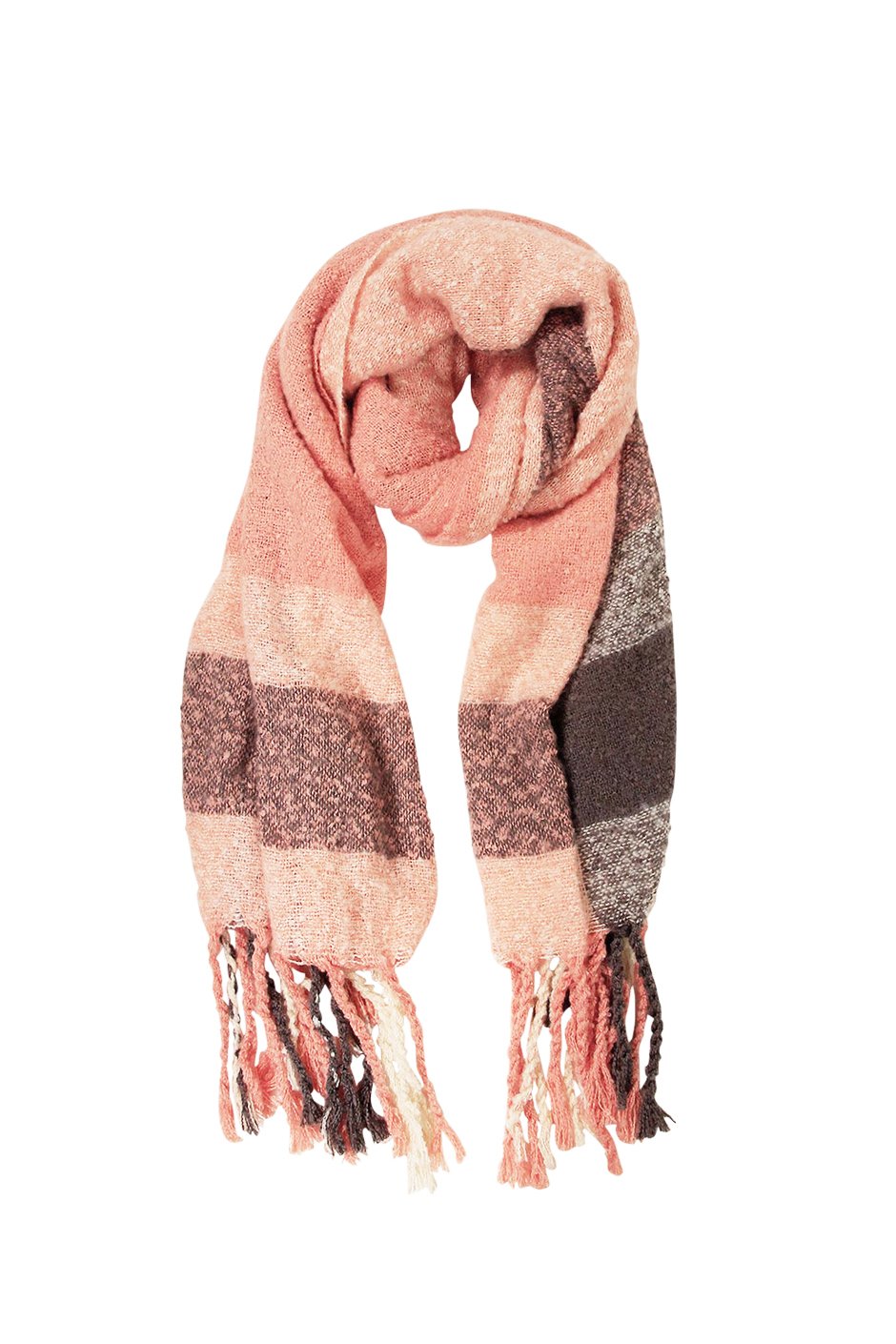 [TEST] Phoebe Check Textured Scarf