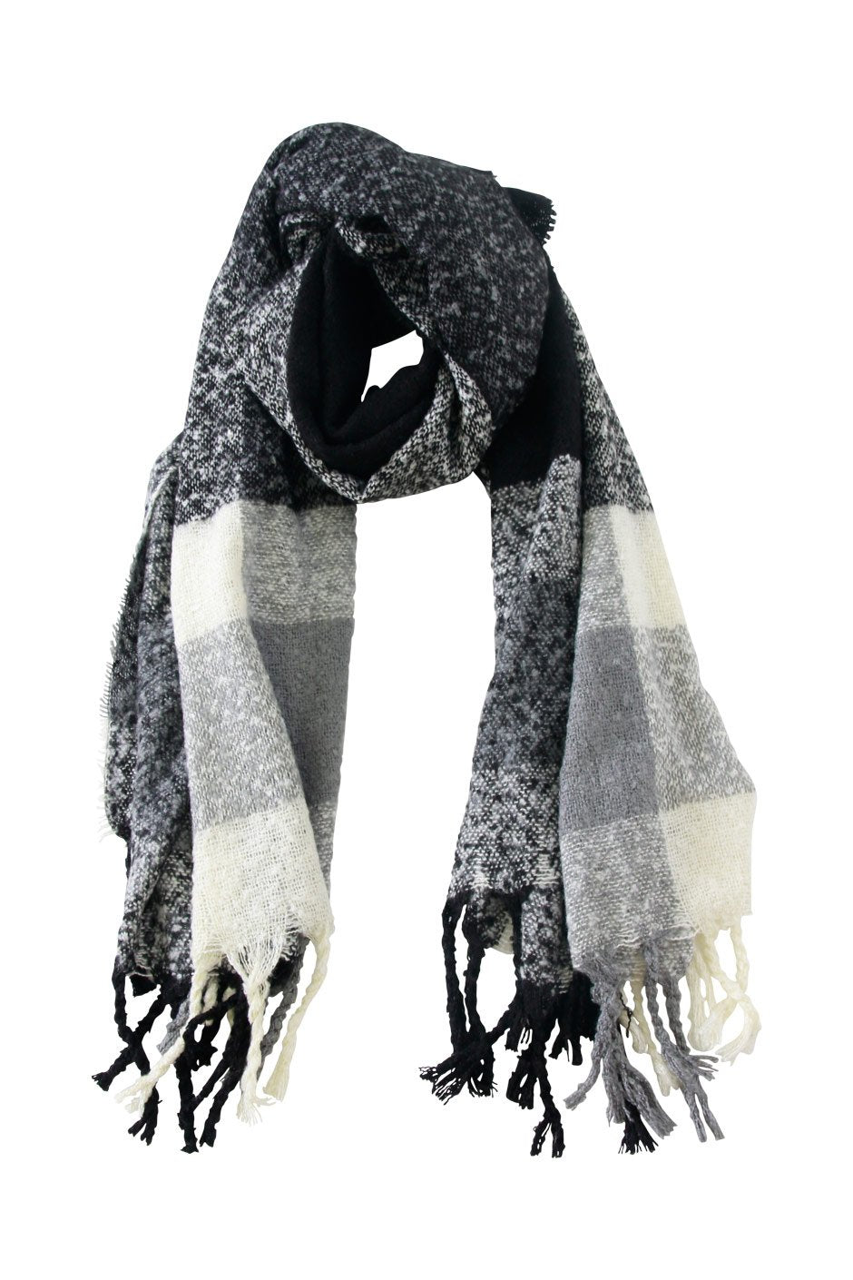 [TEST] Phoebe Check Textured Scarf