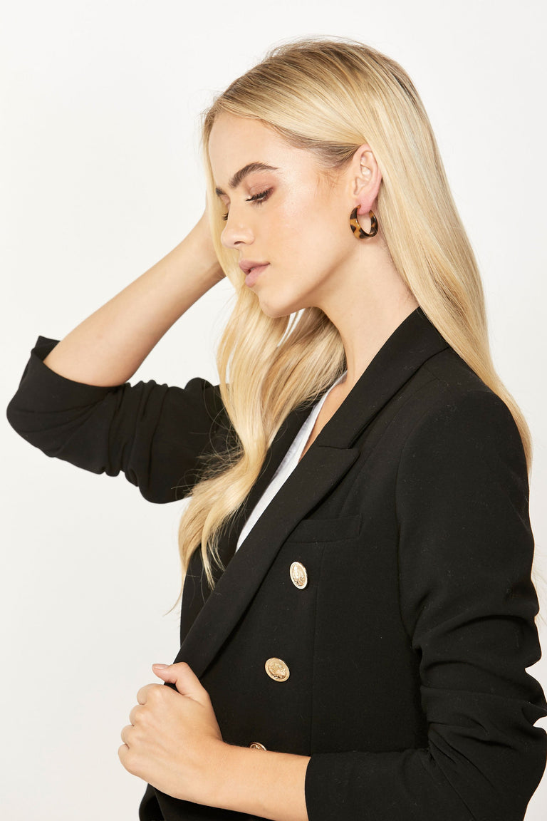 [TEST] Abby Resin Hoop Earrings