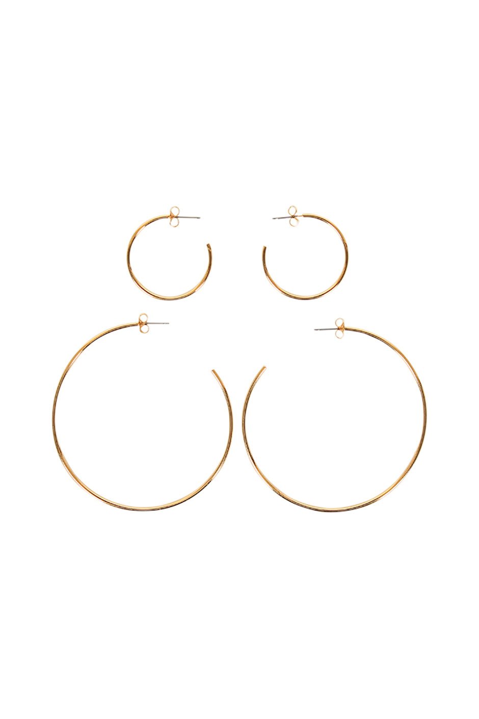 [TEST] Ava Small Large Hoop Earrings