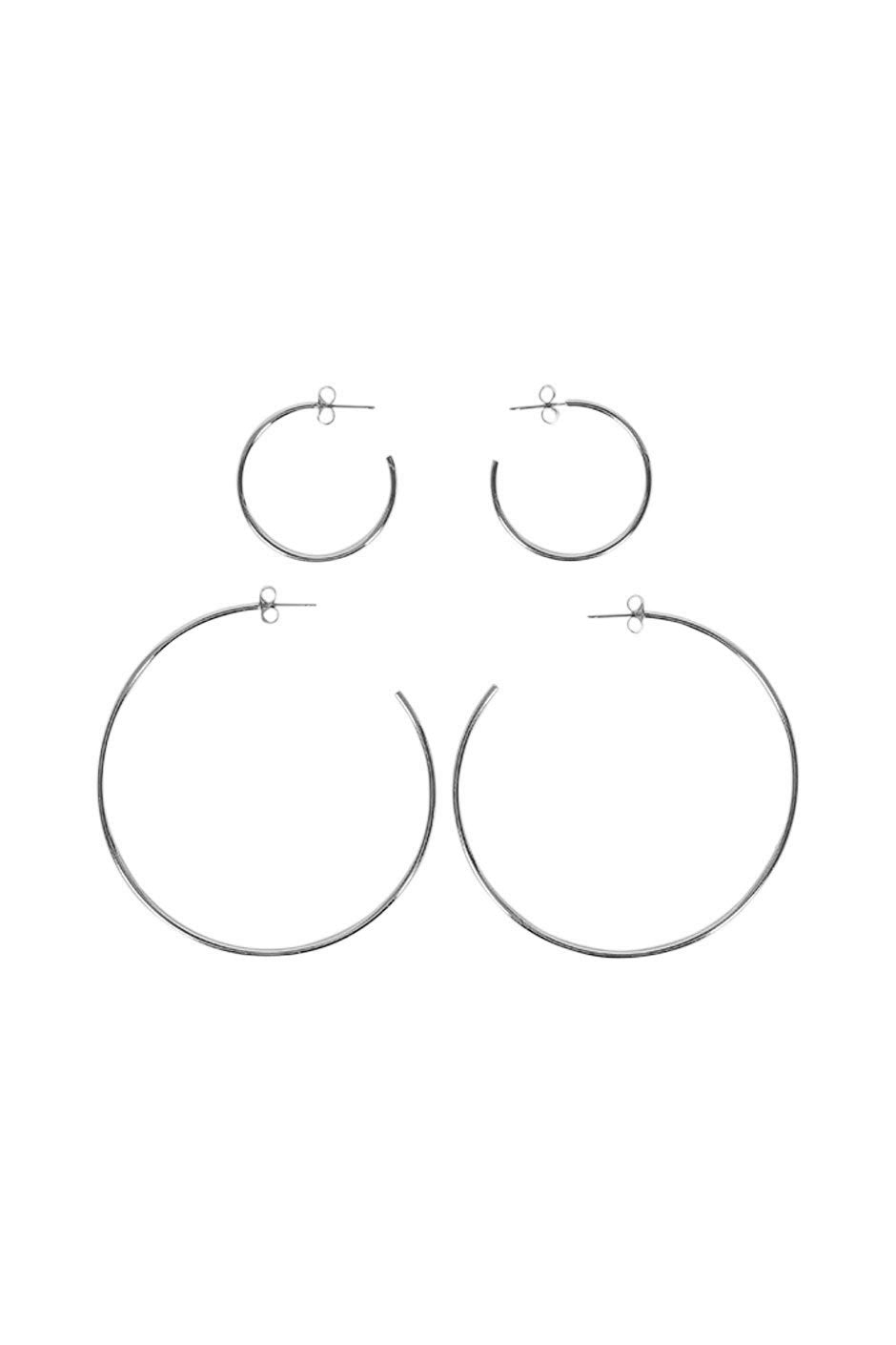 [TEST] Ava Small Large Hoop Earrings