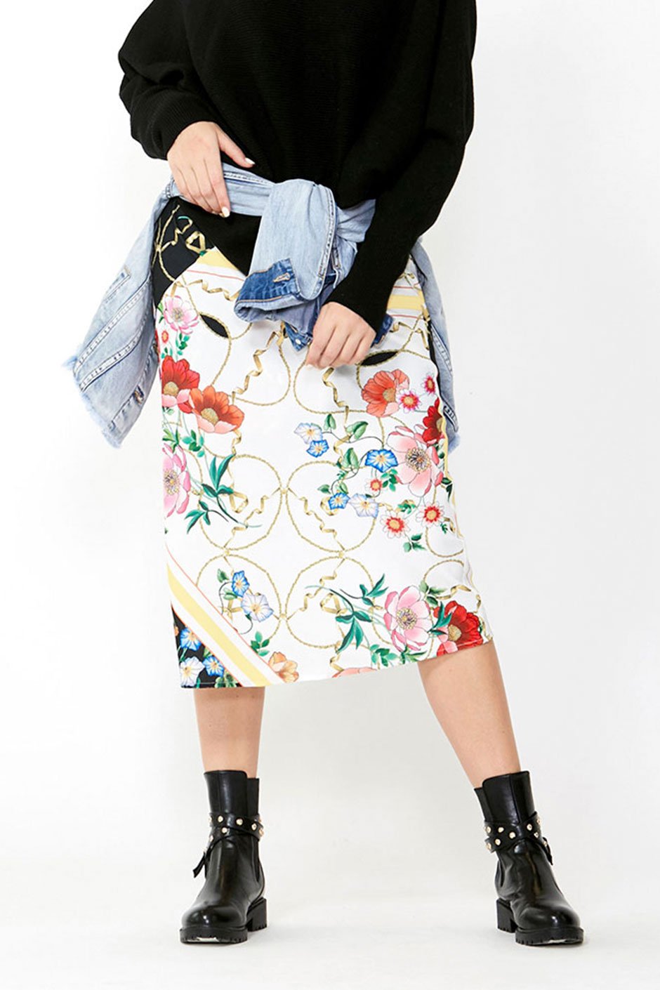 [TEST] Bridget Printed Midi Skirt