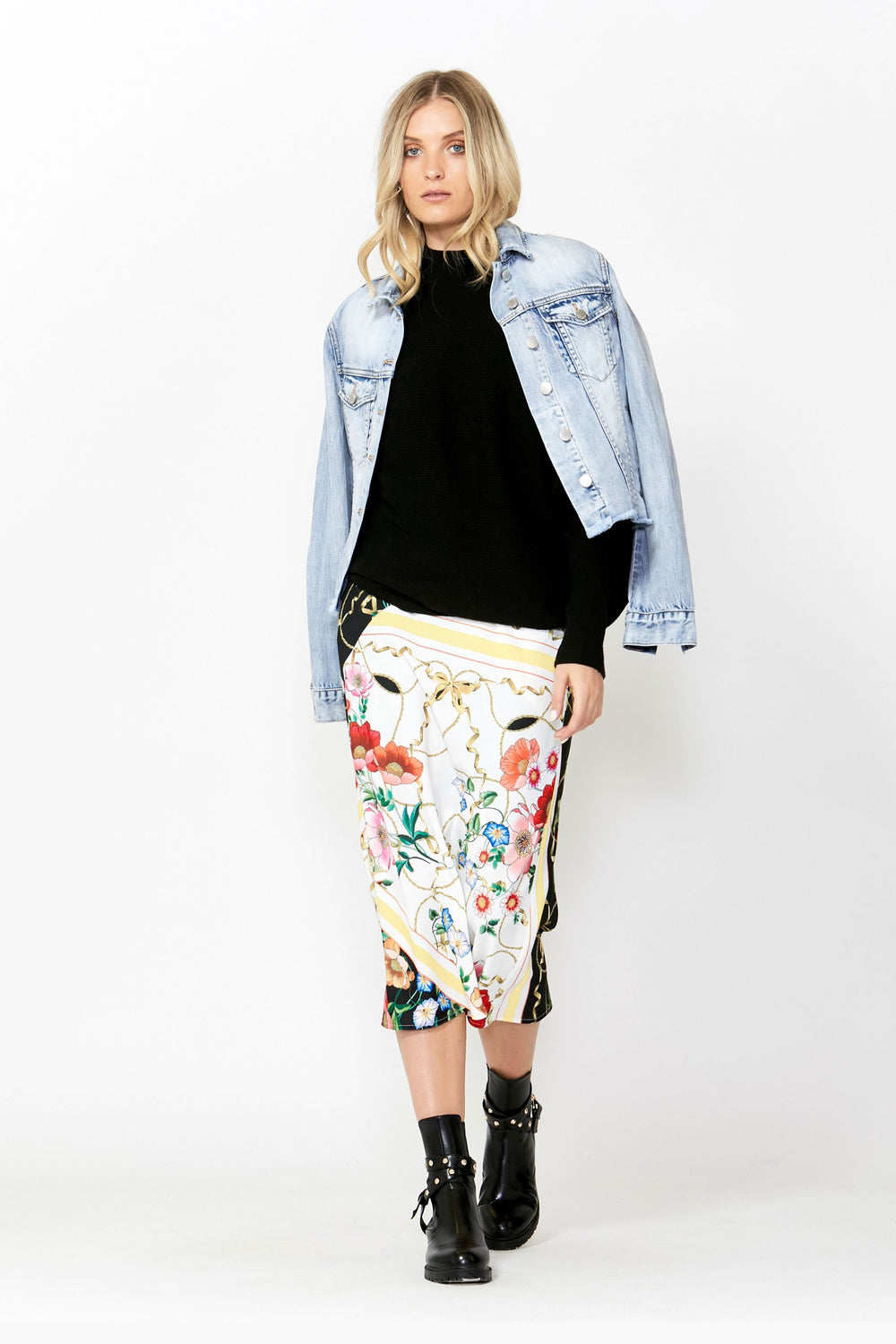 [TEST] Bridget Printed Midi Skirt