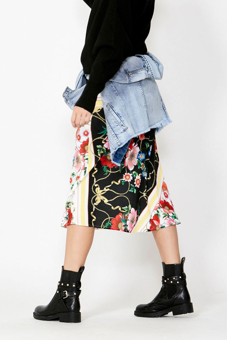 [TEST] Bridget Printed Midi Skirt