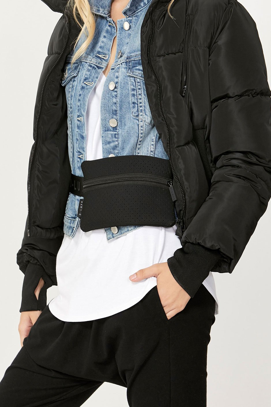 [TEST] Luxe Punched Neoprene Belt Bag