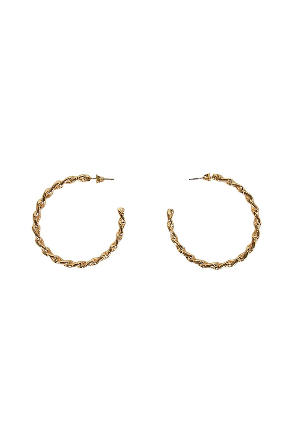 [TEST] Meg Chain Hoop Earrings