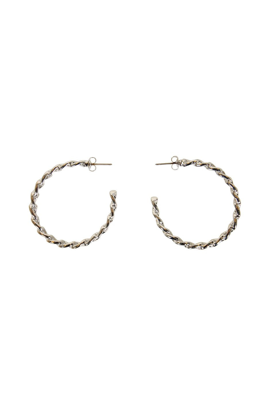 [TEST] Meg Chain Hoop Earrings