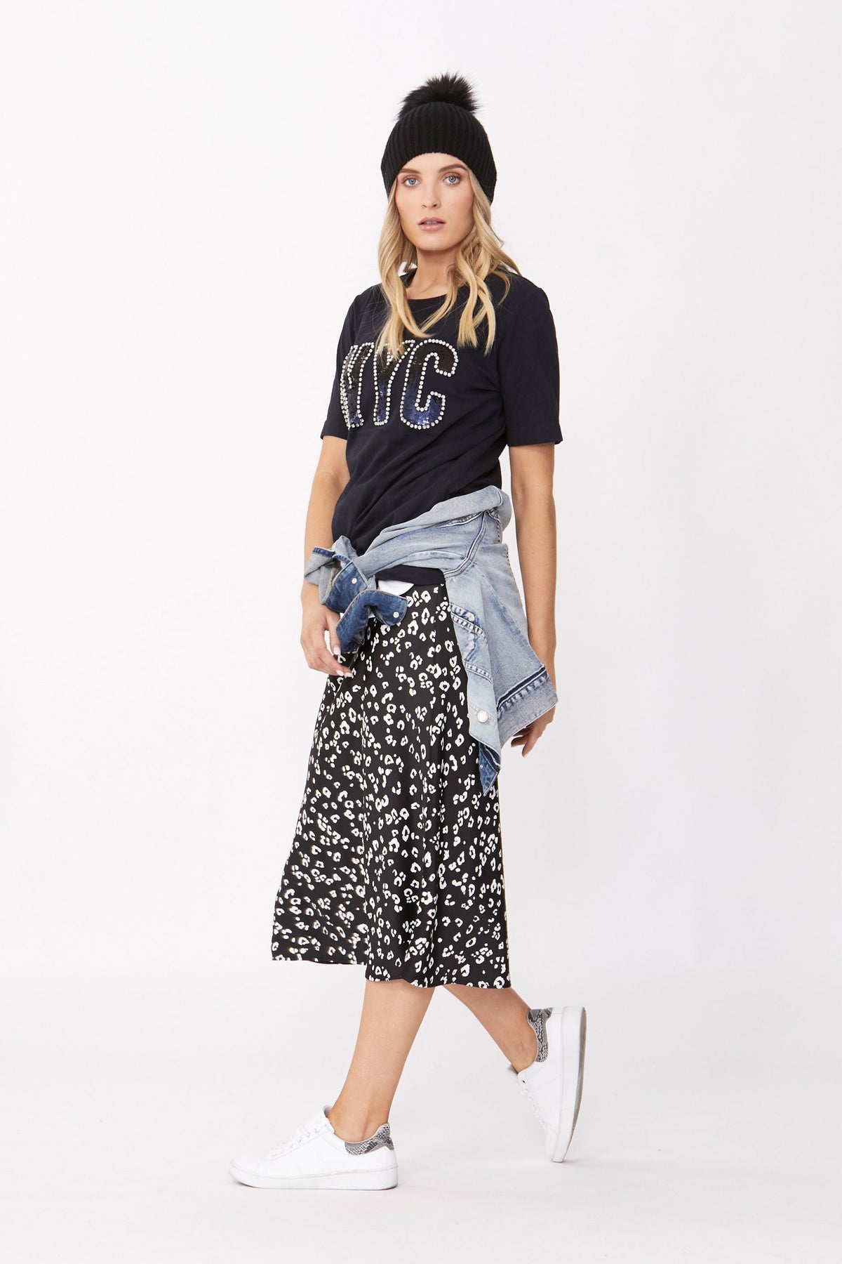 [TEST] NYC Embellished Sequin Tee