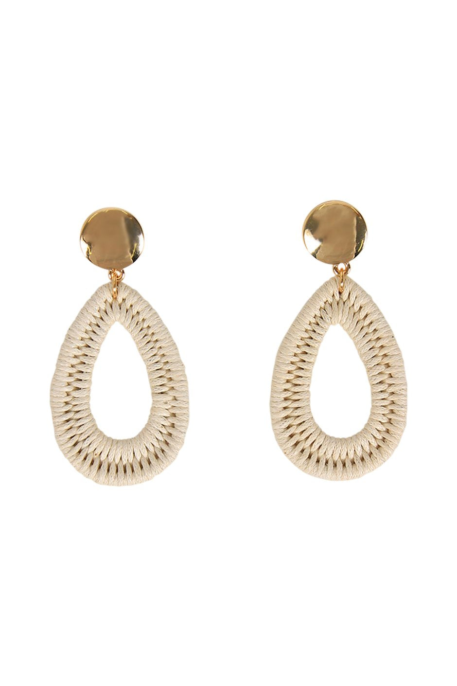 [TEST] Tess Woven Diamond Earrings