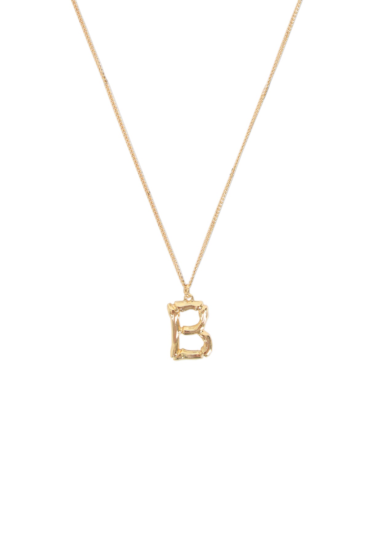 [TEST] Bamboo Initial Necklace