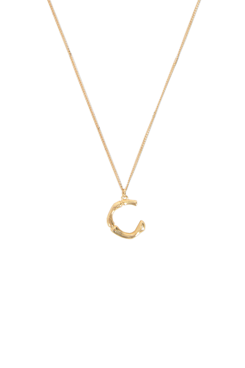 [TEST] Bamboo Initial Necklace
