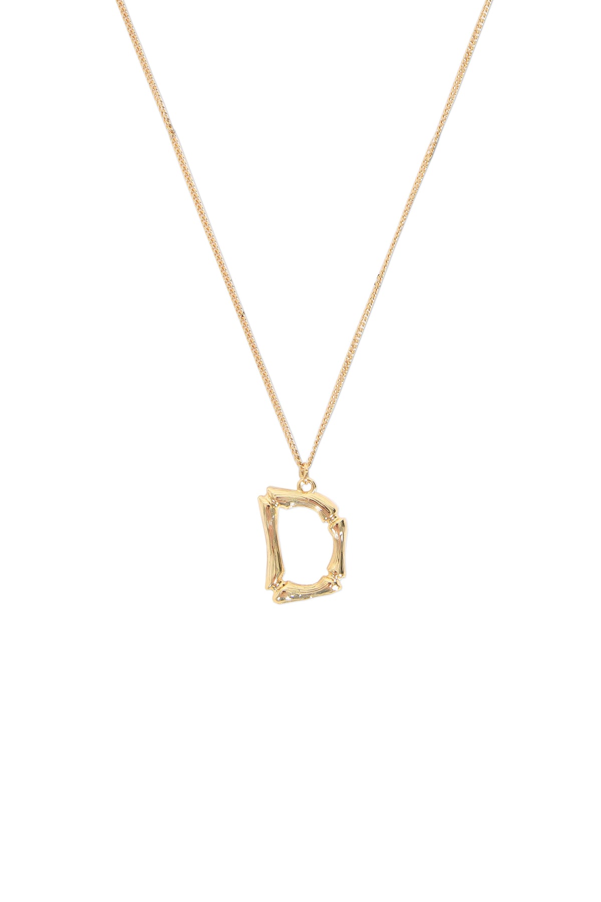 [TEST] Bamboo Initial Necklace