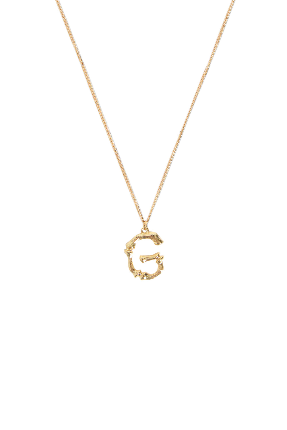 [TEST] Bamboo Initial Necklace