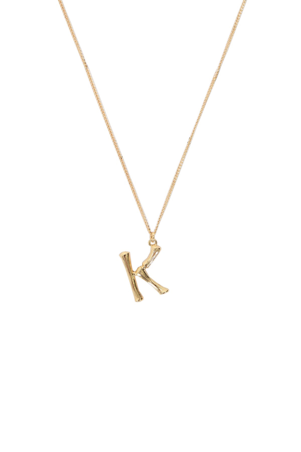 [TEST] Bamboo Initial Necklace