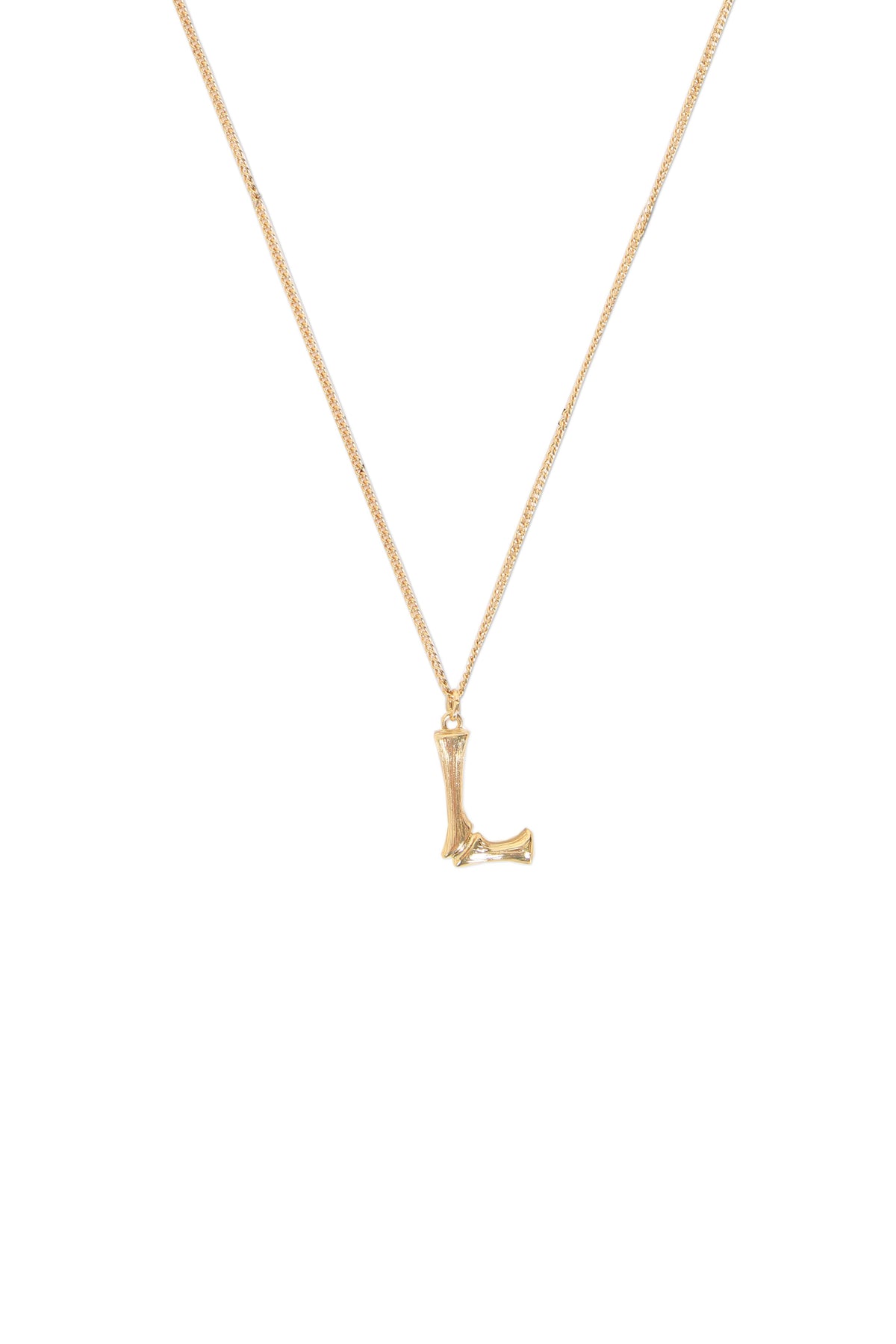 [TEST] Bamboo Initial Necklace