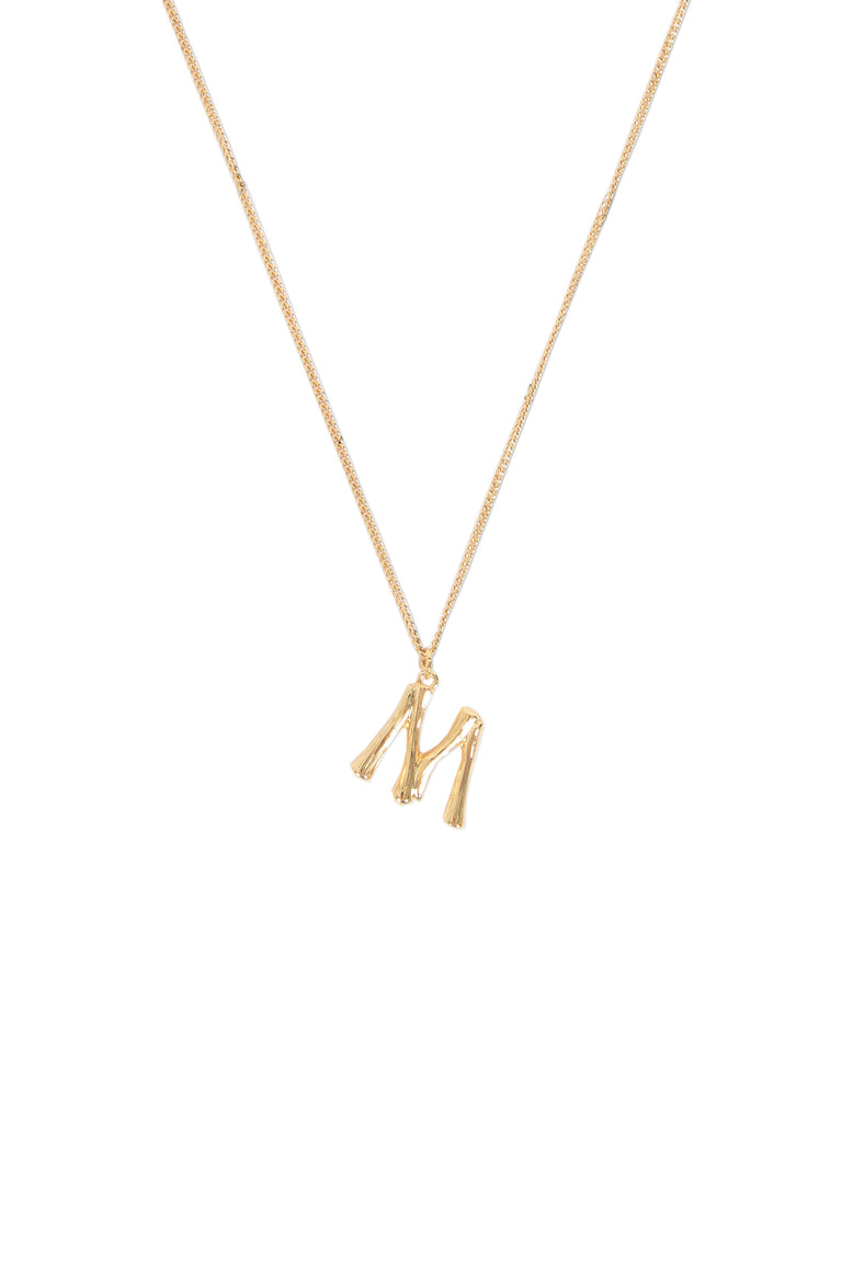 [TEST] Bamboo Initial Necklace