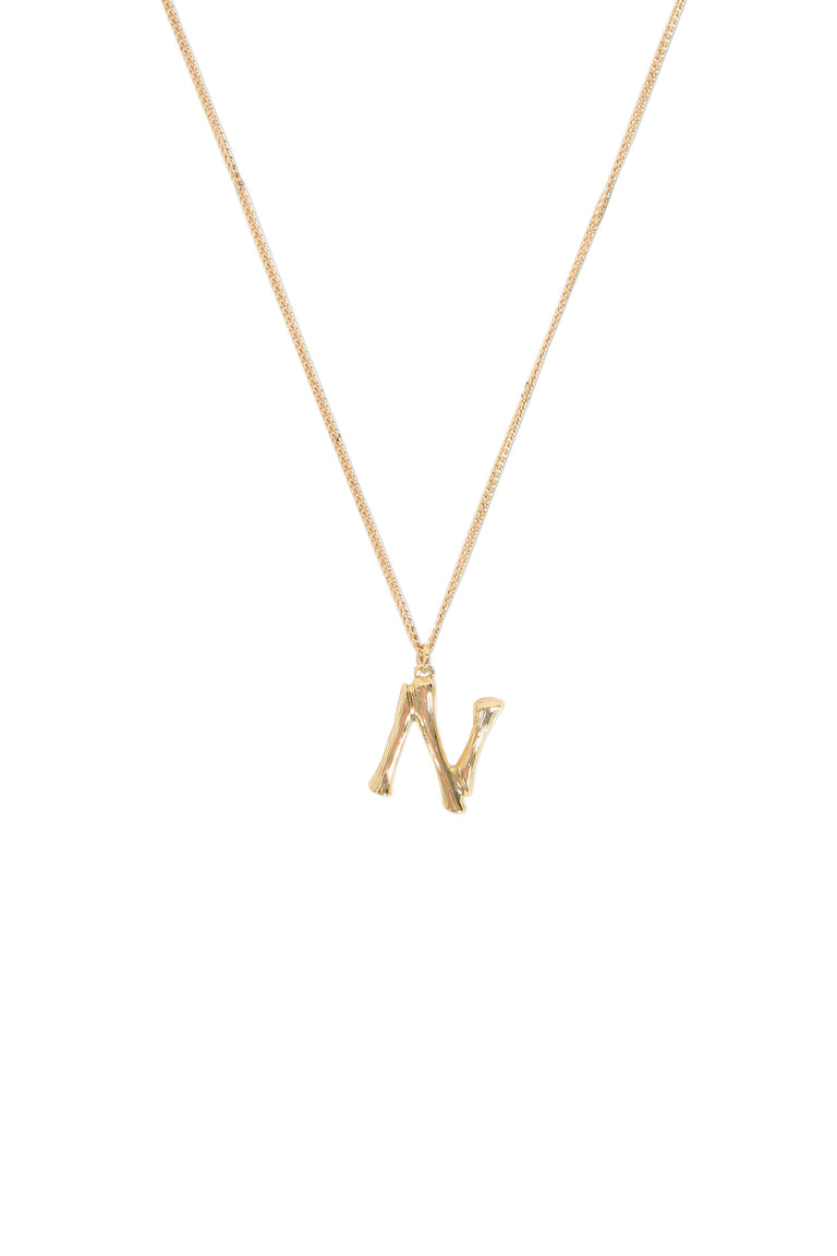 [TEST] Bamboo Initial Necklace