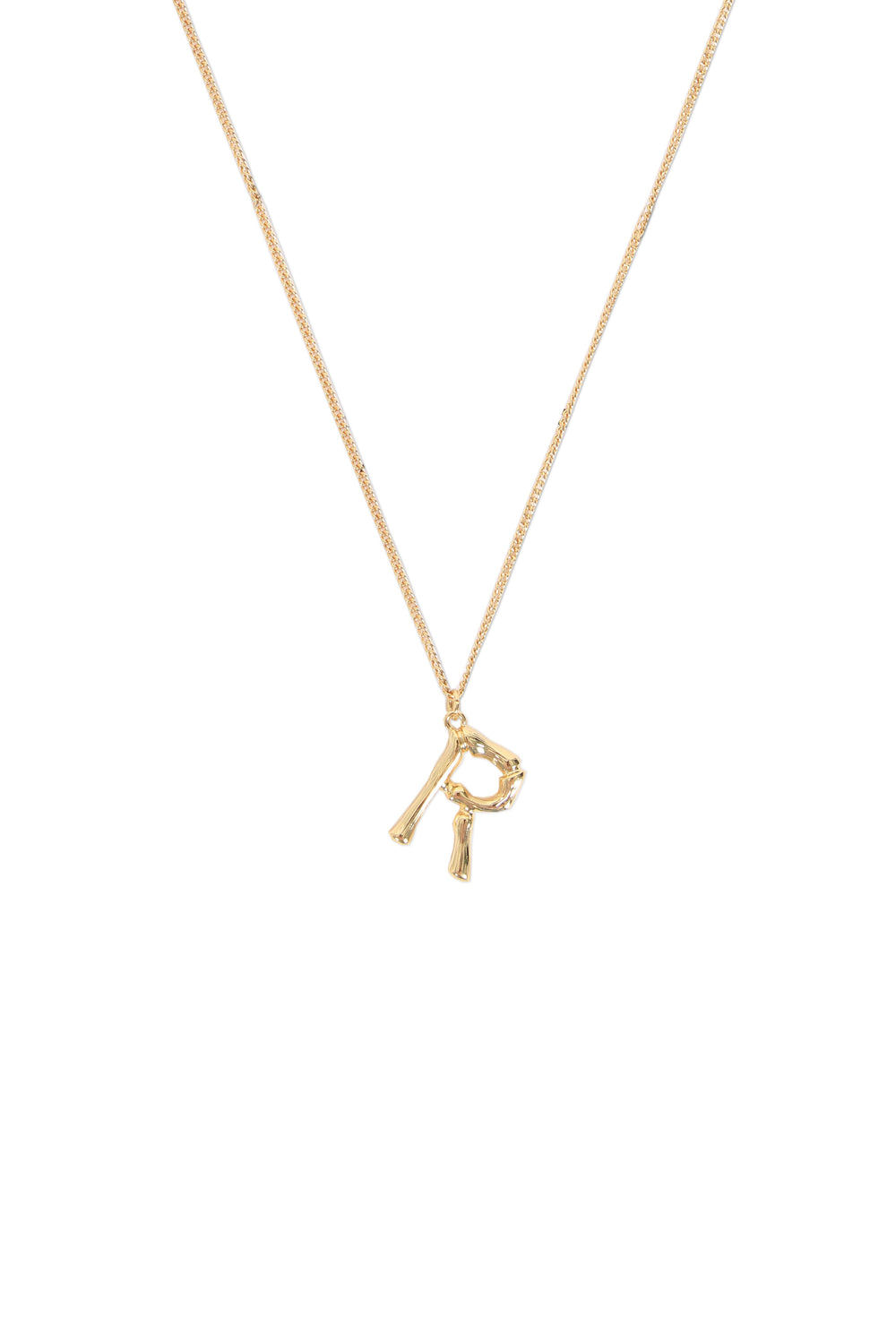[TEST] Bamboo Initial Necklace
